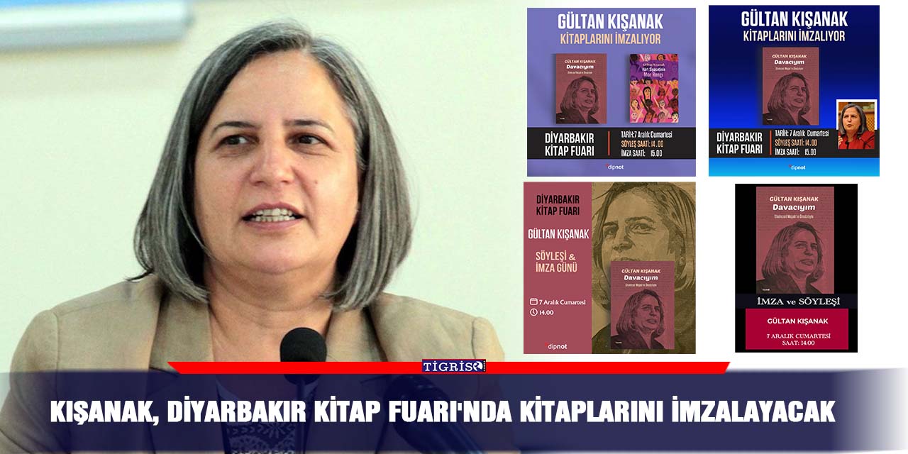 Kışanak, Diyarbakır Kitap Fuarı'nda kitaplarını imzalayacak