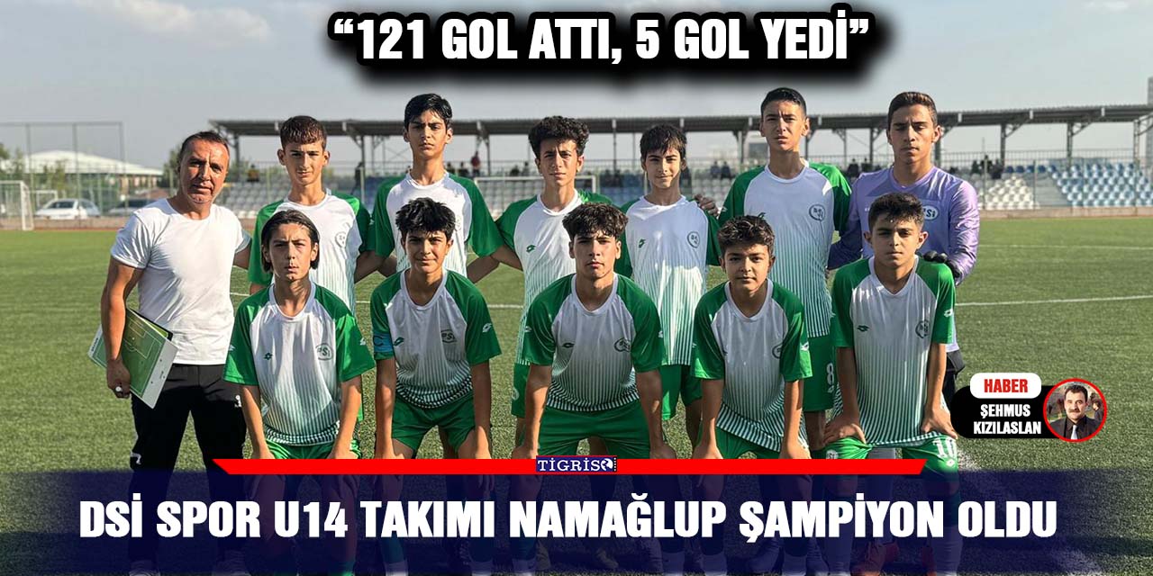 DSİ Spor U14 Takımı Namağlup Şampiyon oldu