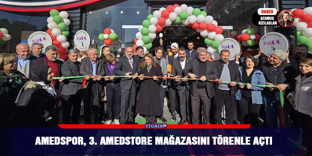 VİDEO - Amedspor, 3. Amedstore mağazasını törenle açtı