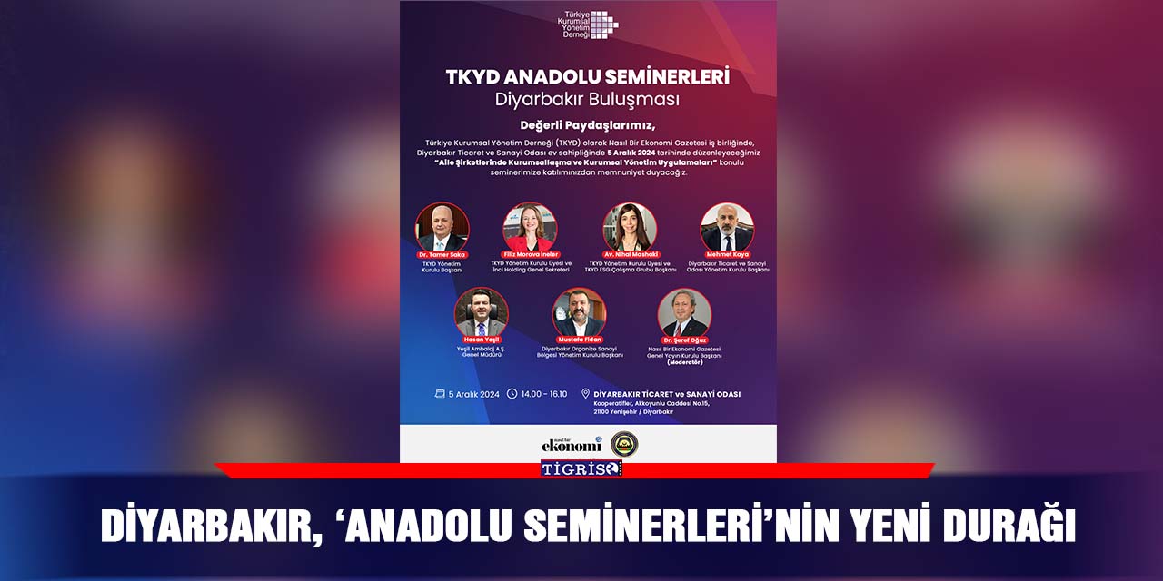 Diyarbakır, ‘Anadolu Seminerleri’nin yeni durağı