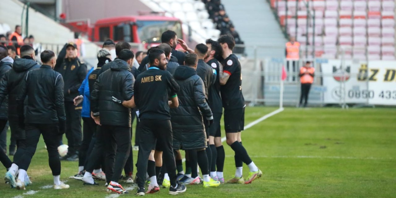 Amedspor maçında gol yağmuru