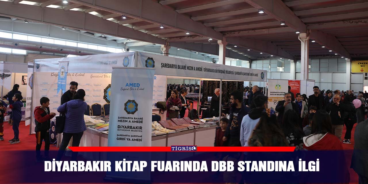 Diyarbakır kitap fuarında DBB standına ilgi