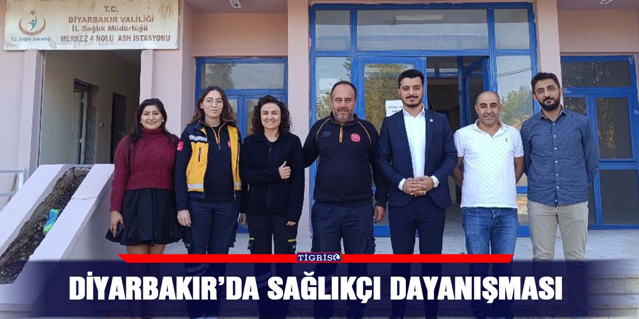 Diyarbakır’da sağlıkçı dayanışması