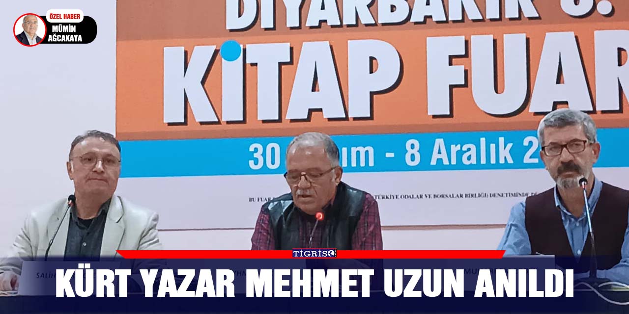 Kürt yazar Mehmet Uzun anıldı