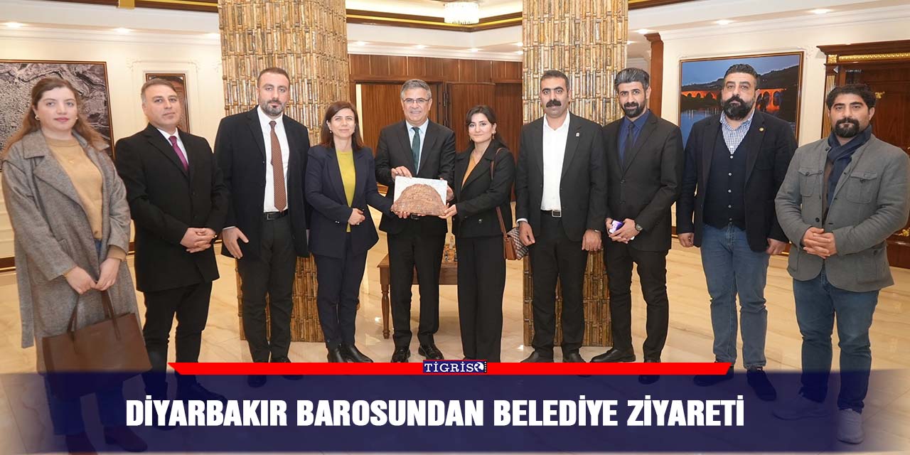 Diyarbakır Barosundan Belediye ziyareti