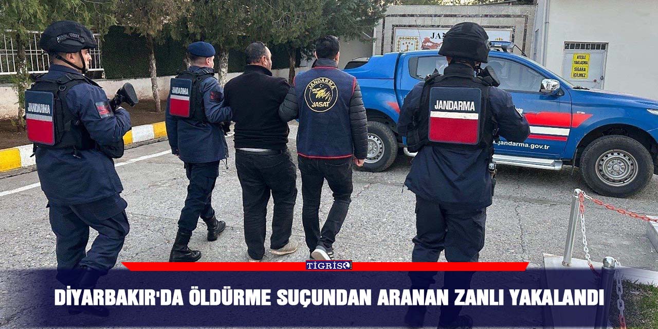 Diyarbakır'da öldürme suçundan aranan zanlı yakalandı