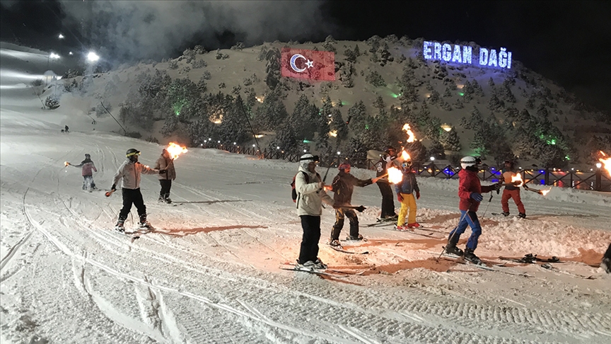 Ergan’da kar zirvede: 82 santimetre ile rekor