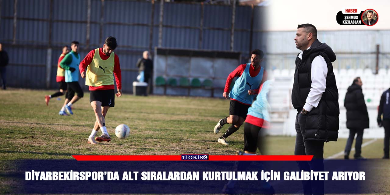 Diyarbekirspor’da alt sıralardan kurtulmak için galibiyet arıyor