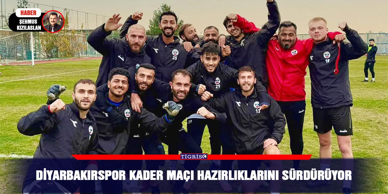 Diyarbakırspor kader maçı hazırlıklarını sürdürüyor