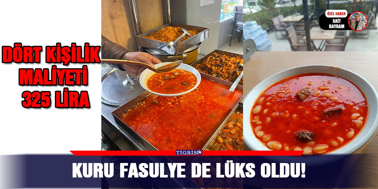 Kuru fasulye de lüks oldu!