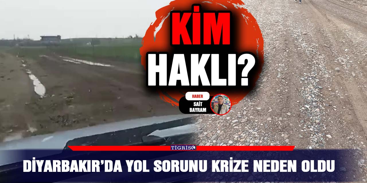 VİDEO - Diyarbakır’da yol sorunu krize neden oldu