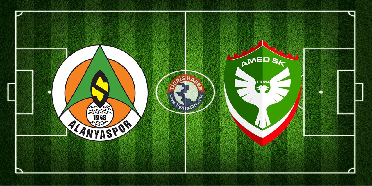 Alanyaspor-Amedspor: İlk 11'ler belli oldu