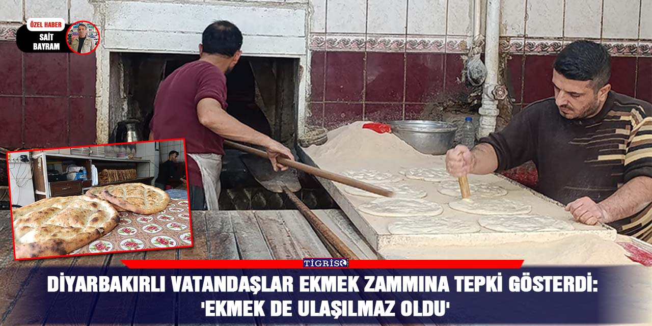 VİDEO - Diyarbakırlı vatandaşlar ekmek zammına tepki gösterdi