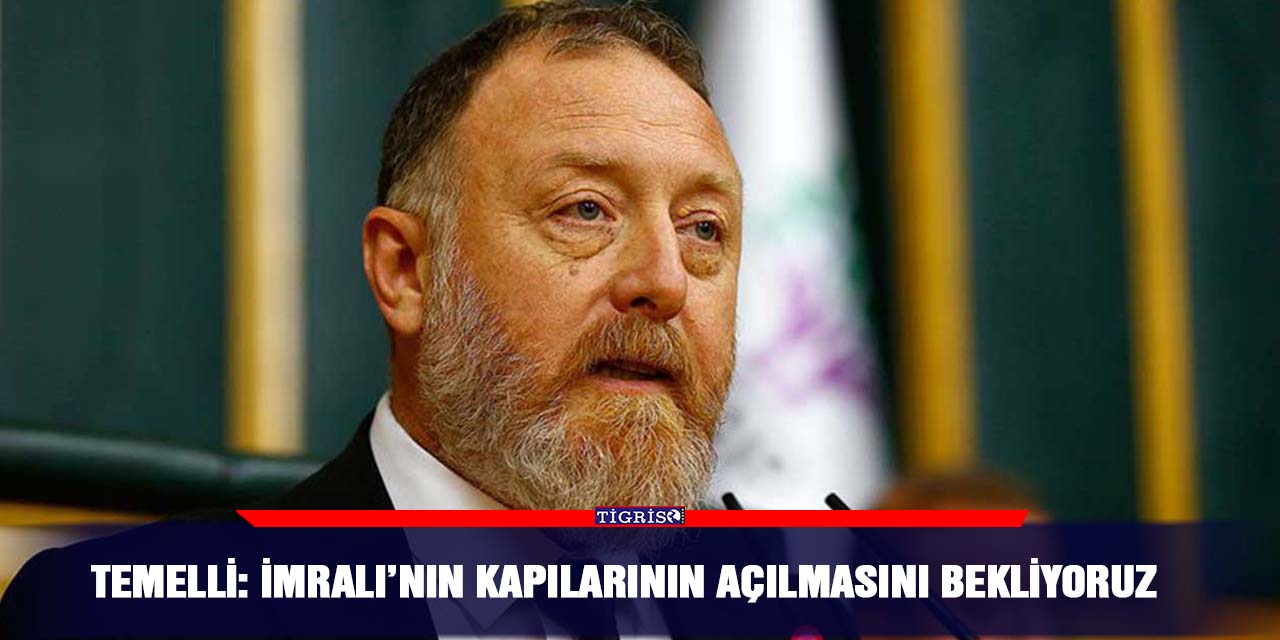 Temelli: İmralı’nın kapılarının açılmasını bekliyoruz