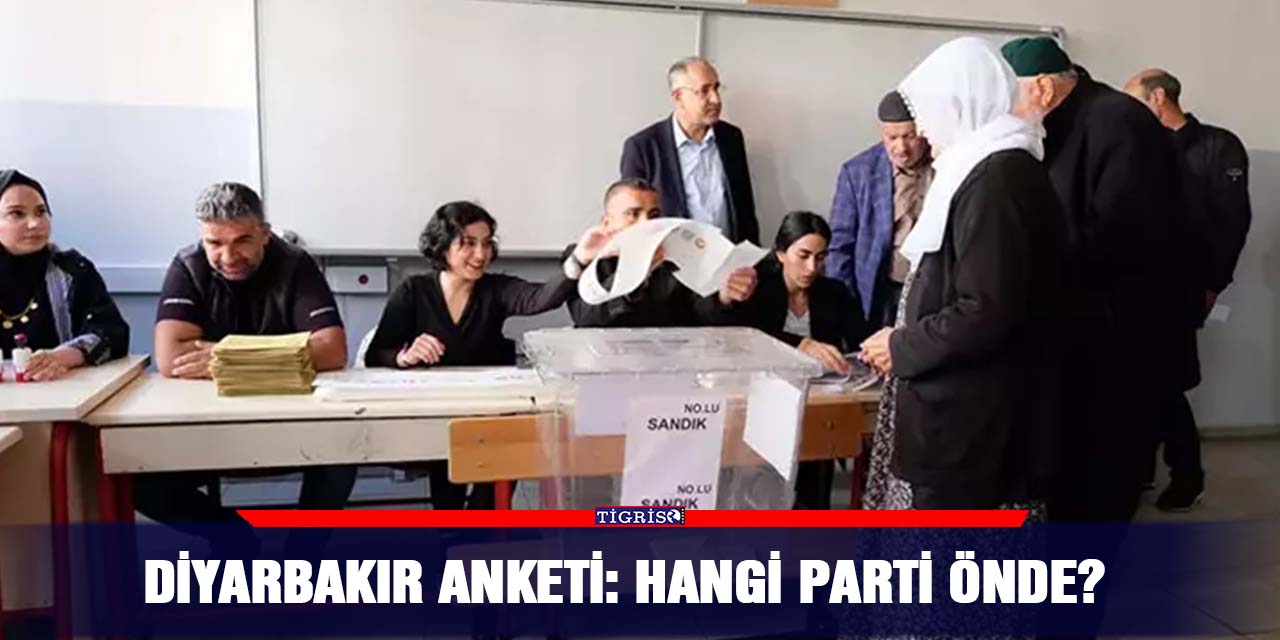 Diyarbakır anketi: Hangi parti önde?