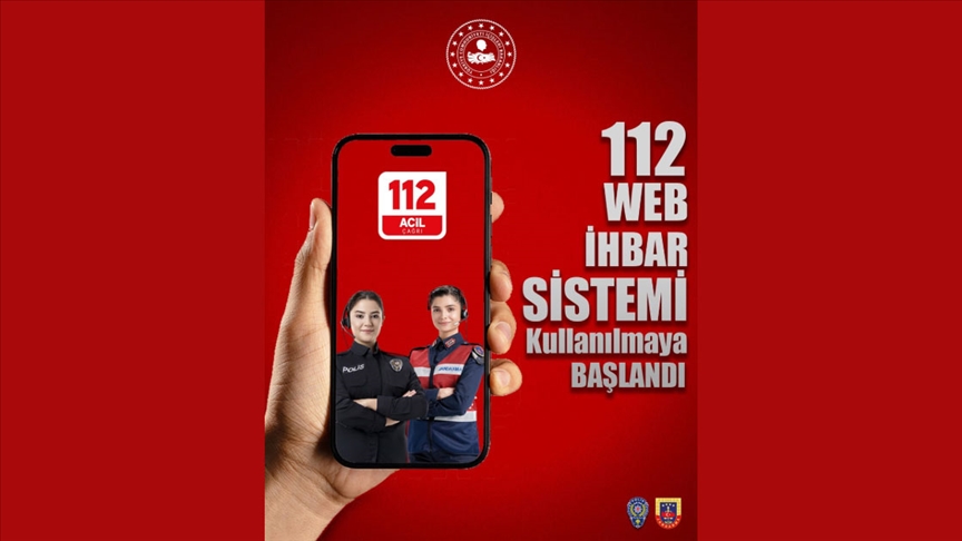 İçişleri Bakanlığından "112 Web İhbar Sistemi"