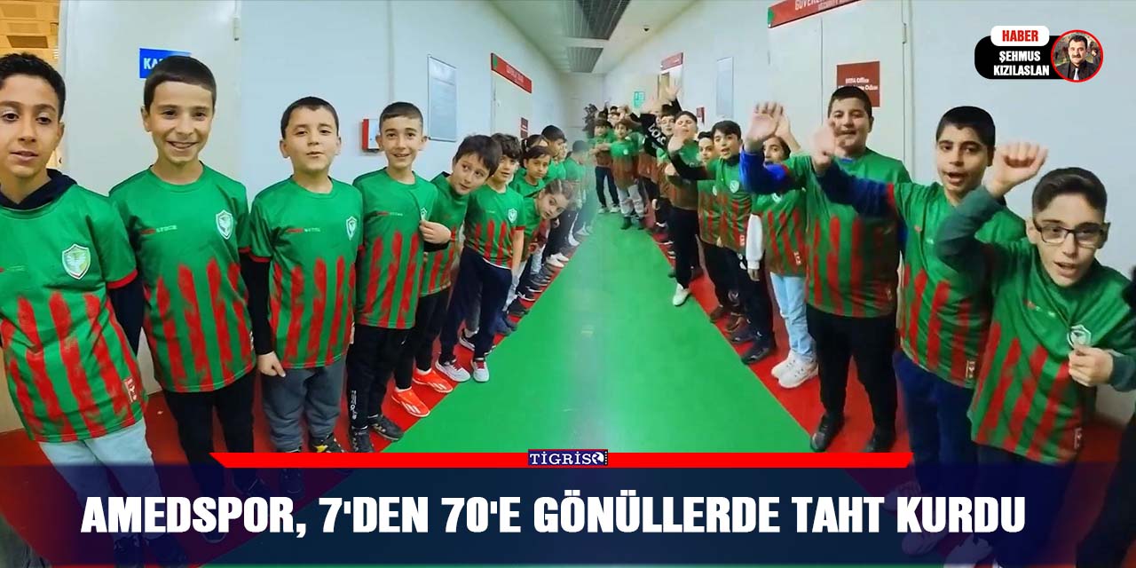 Amedspor, 7'den 70'e gönüllerde taht kurdu