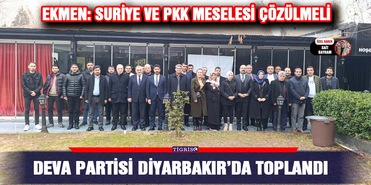 VİDEO - DEVA Partisi Diyarbakır’da toplandı