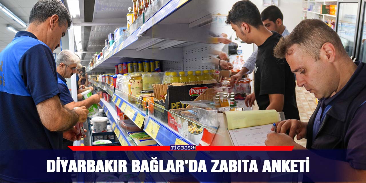 Diyarbakır Bağlar’da zabıta anketi