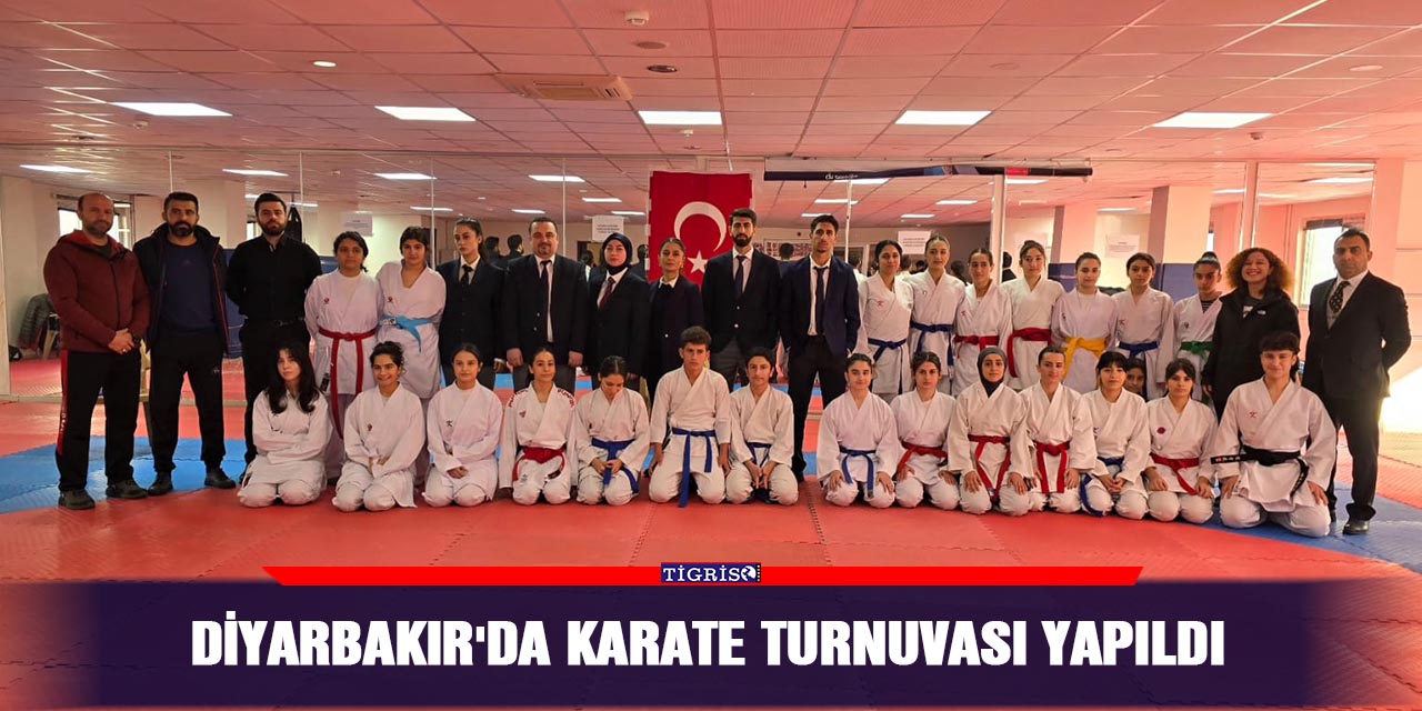 Diyarbakır'da Karate Turnuvası yapıldı