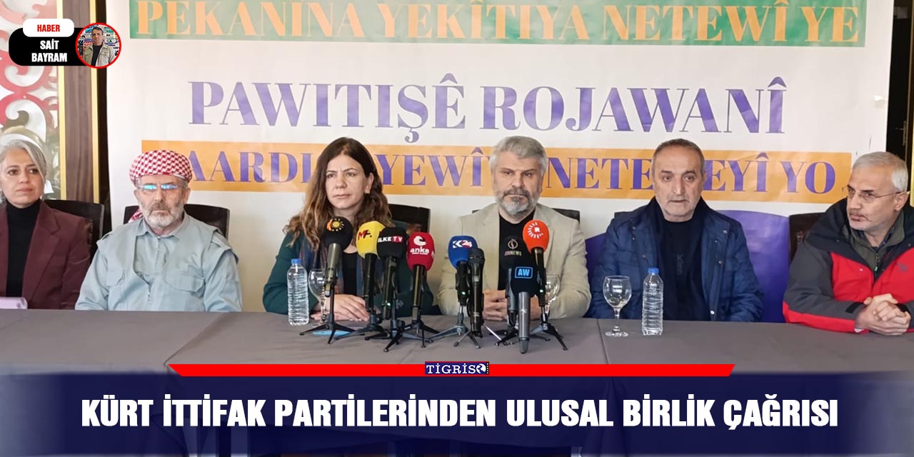 VİDEO - Kürt İttifak partilerinden Ulusal birlik çağrısı