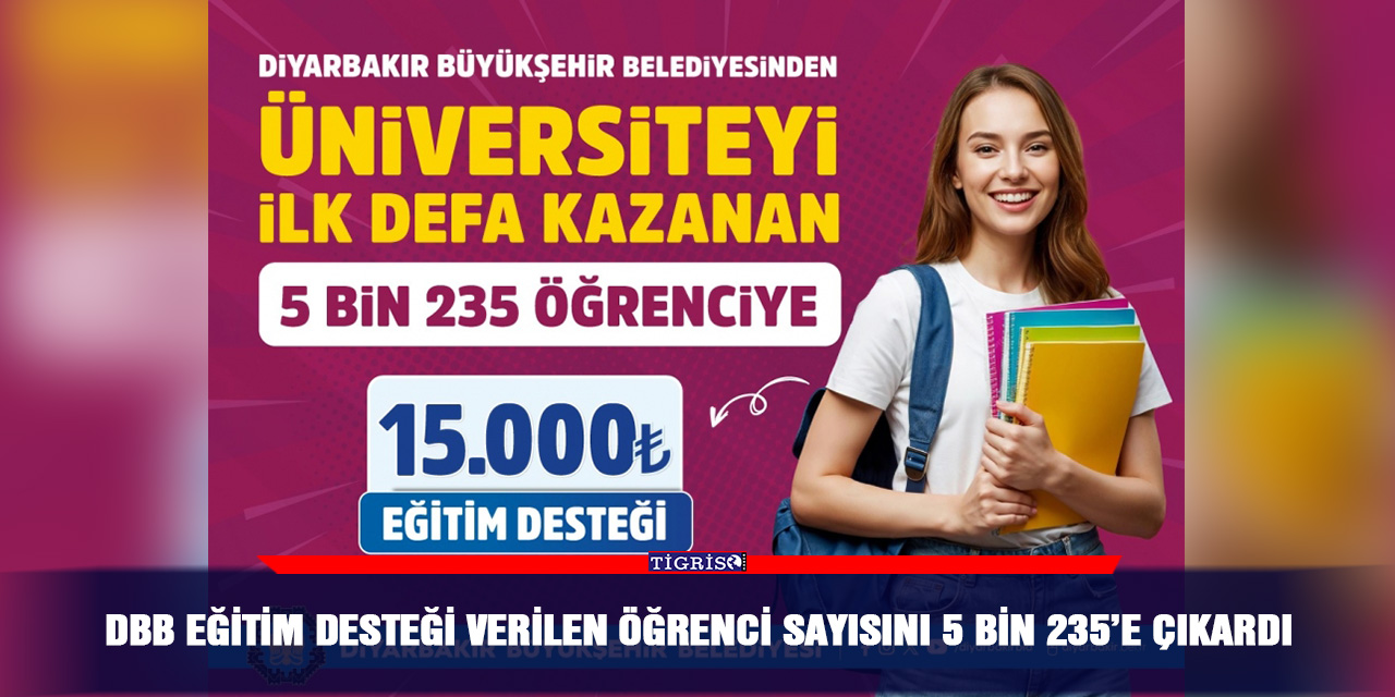 DBB eğitim desteği verilen öğrenci sayısını 5 bin 235’e çıkardı