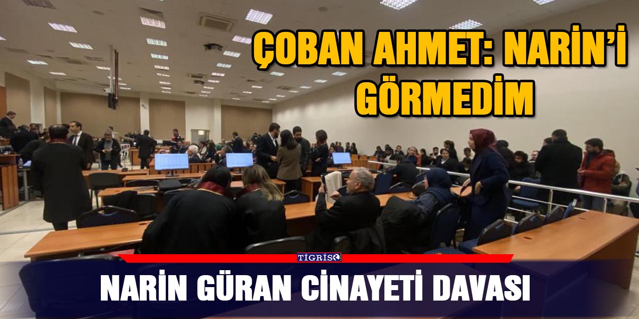 Narin Güran Cinayeti Davası I Çoban Ahmet: Narin’i görmedim!