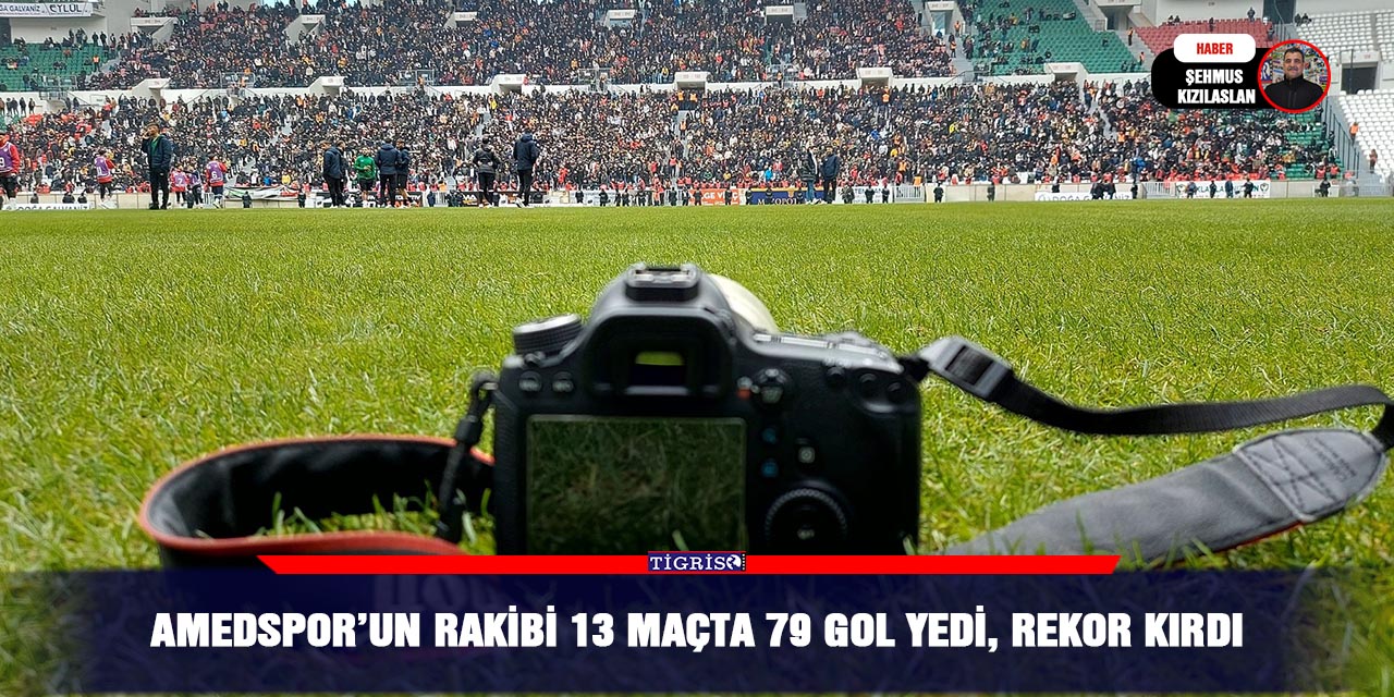 Amedspor’un rakibi 13 maçta 79 gol yedi, rekor kırdı