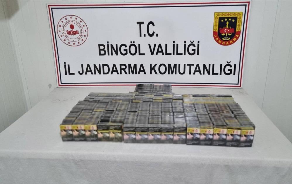 Bingöl’de kaçakçılık operasyonu