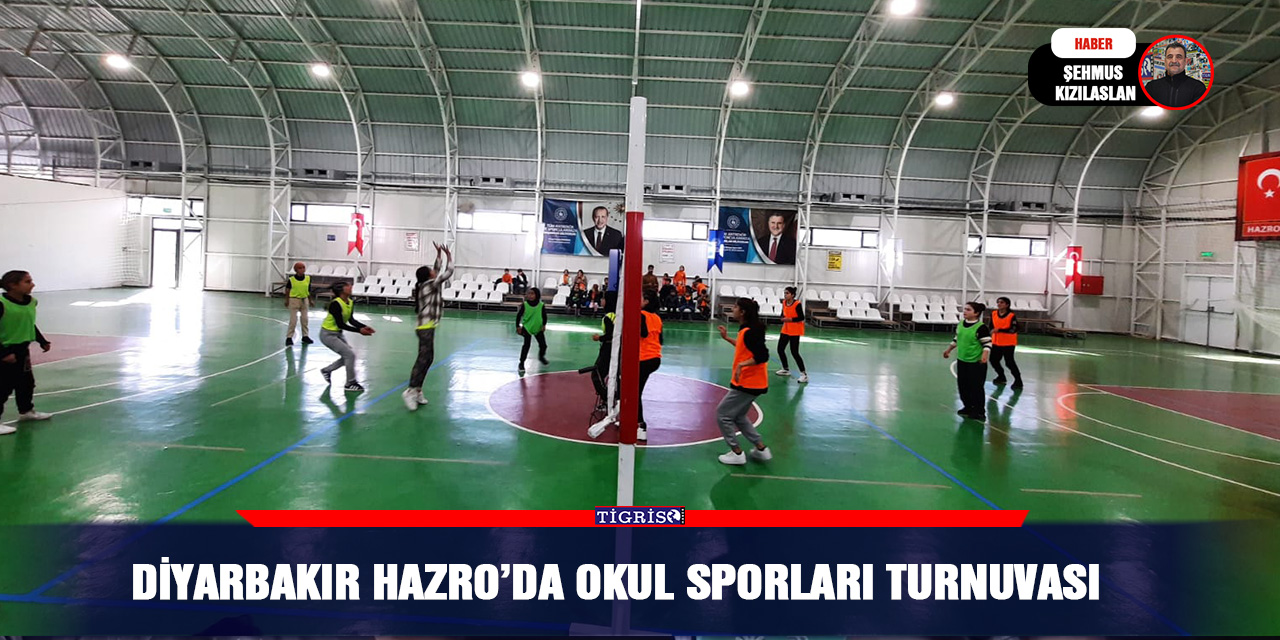 Diyarbakır Hazro’da Okul Sporları Turnuvası