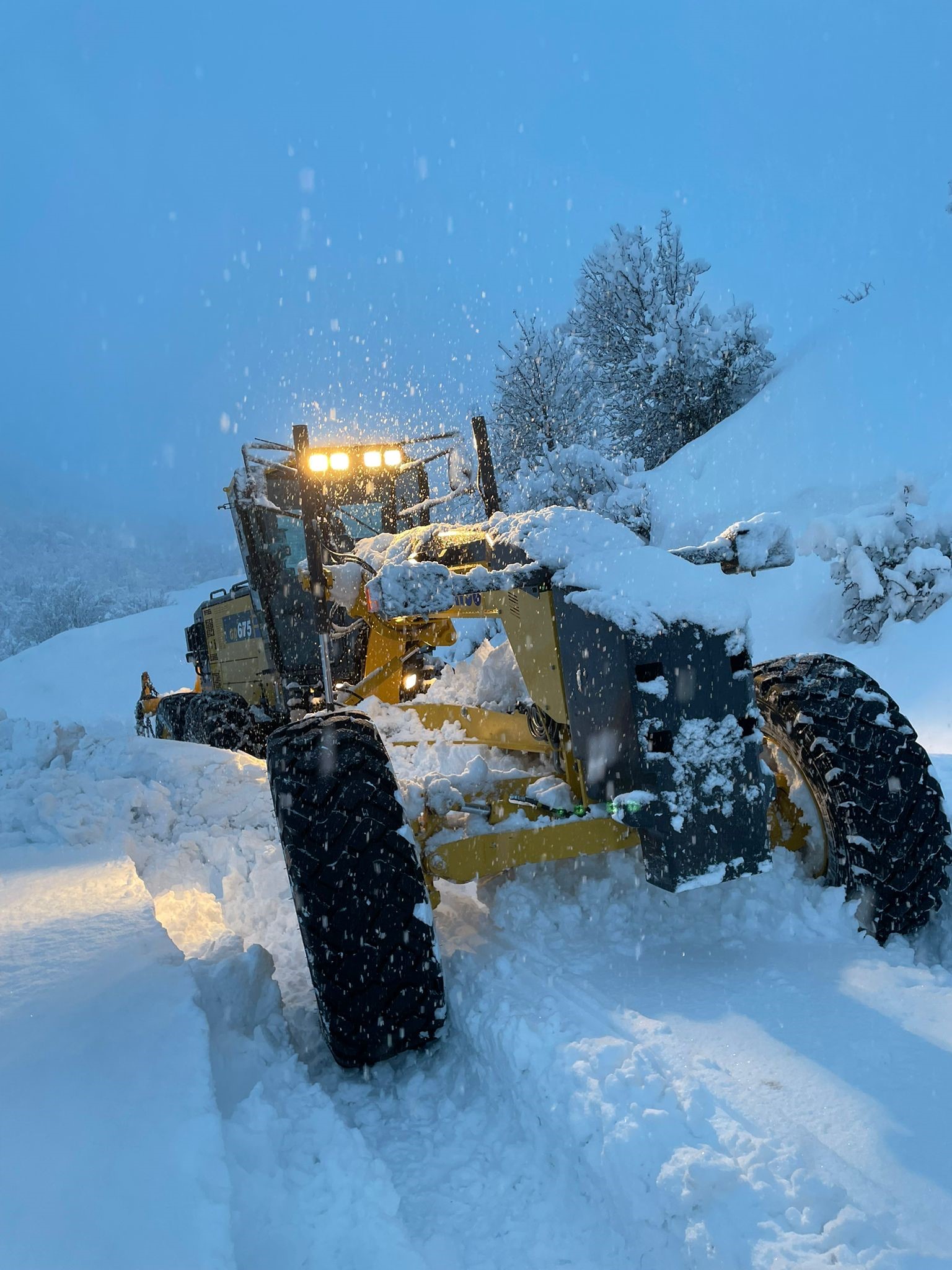 Tunceli'de 222 köy yolu kapandı