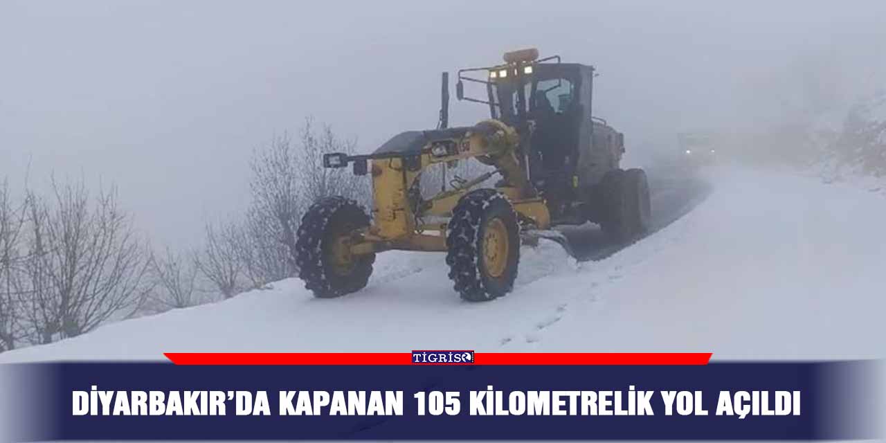 VİDEO - Diyarbakır’da kapanan 105 kilometrelik yol açıldı