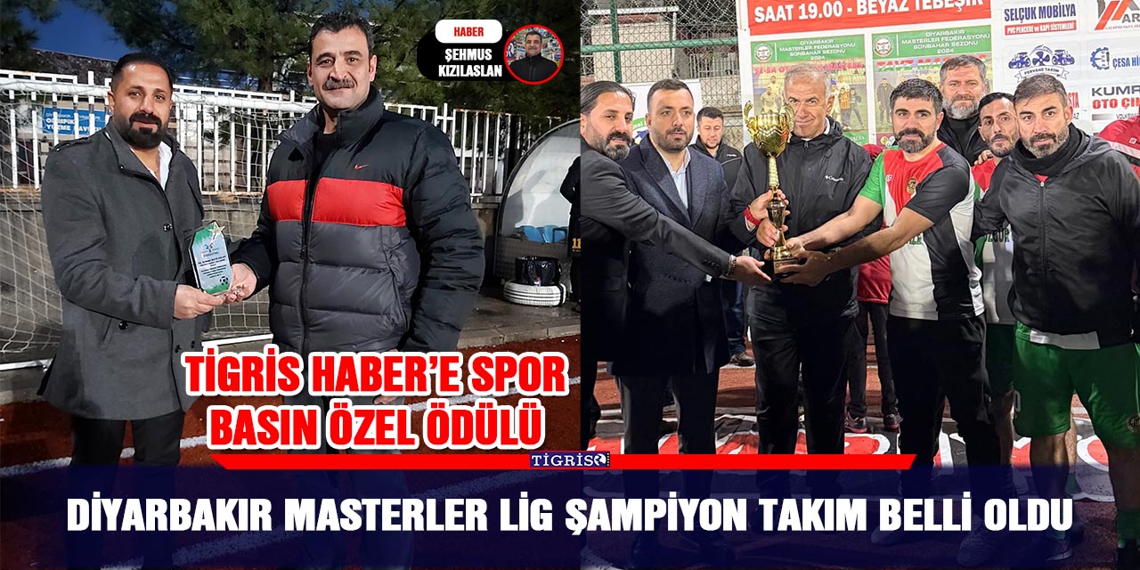 Diyarbakır Masterler Lig Şampiyon takım belli oldu