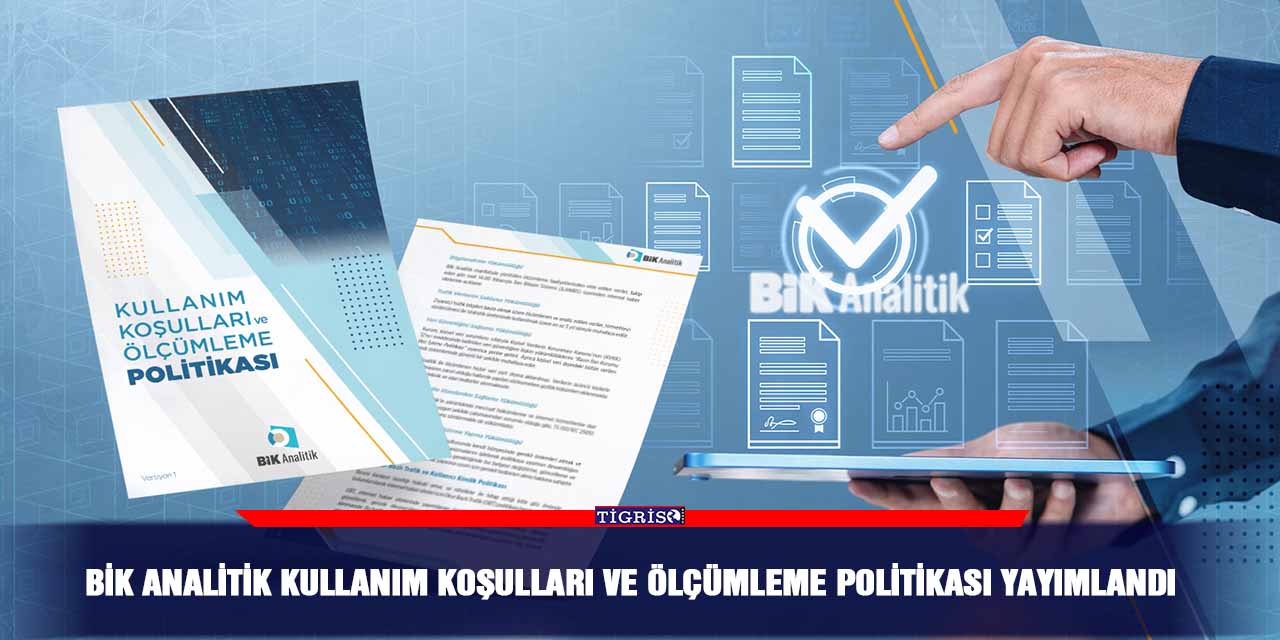 BİK Analitik Kullanım Koşulları ve Ölçümleme Politikası yayımlandı