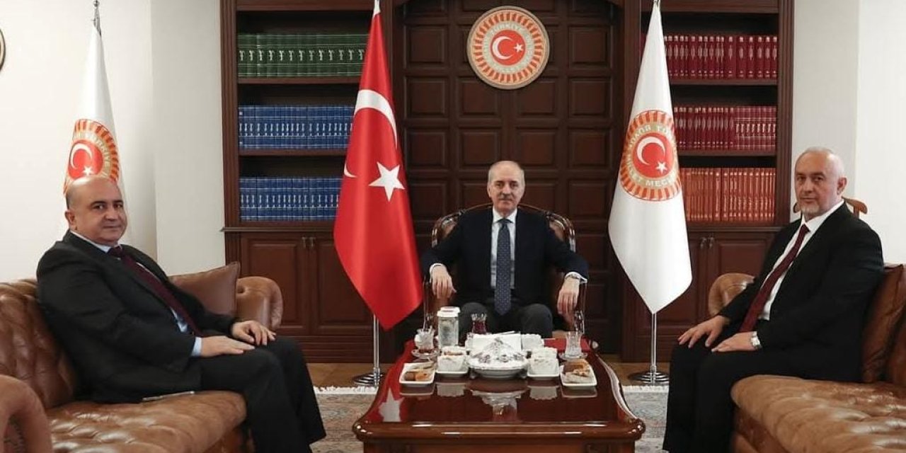 Taşdemir TBMM Başkanı Kurtulmuş'u ziyaret etti