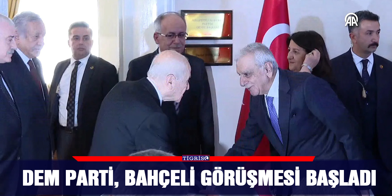 DEM parti, Bahçeli görüşmesi başladı