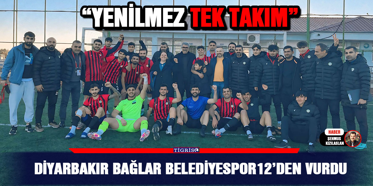 Diyarbakır Bağlar Belediyespor12’den vurdu