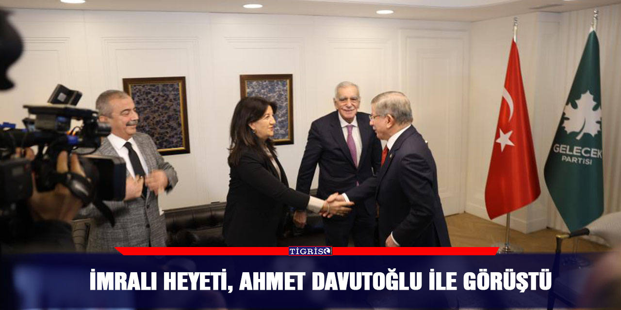 İmralı Heyeti, Ahmet Davutoğlu ile görüştü