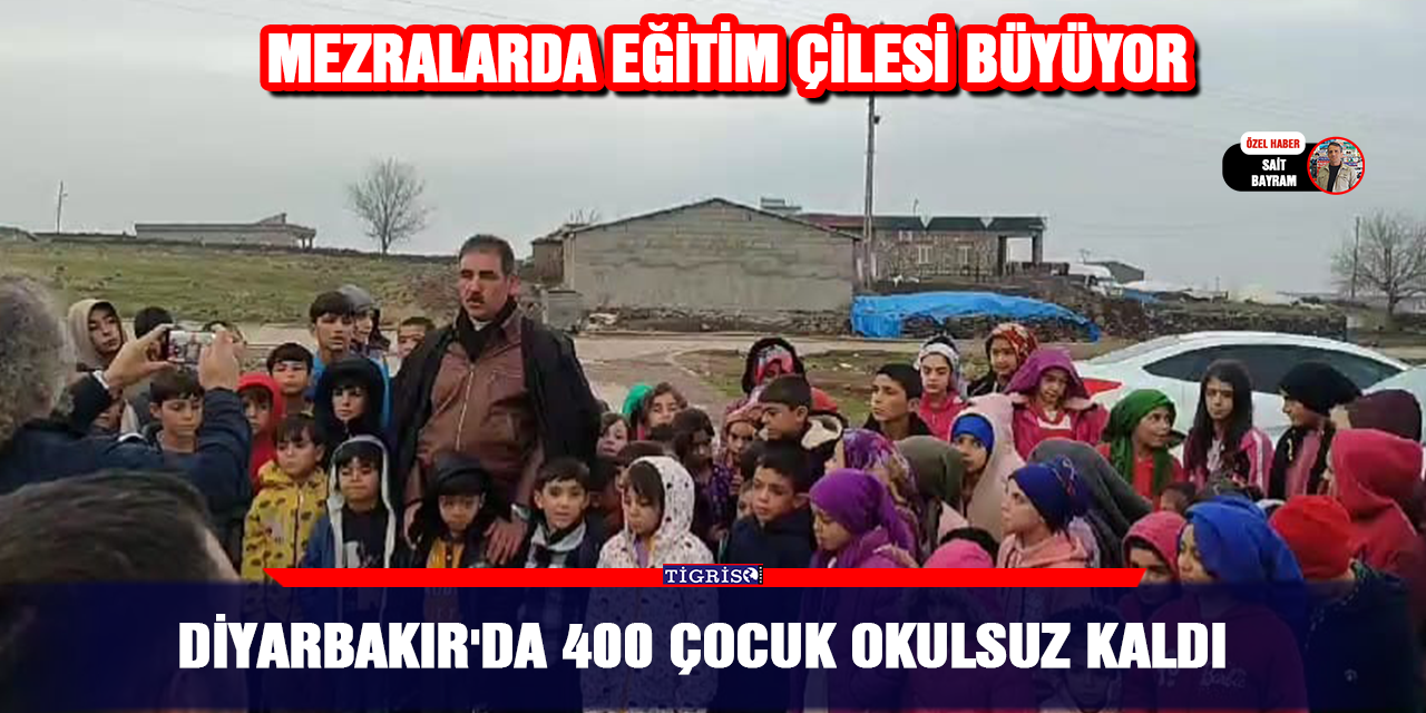 VİDEO - Diyarbakır'da 400 çocuk okulsuz kaldı