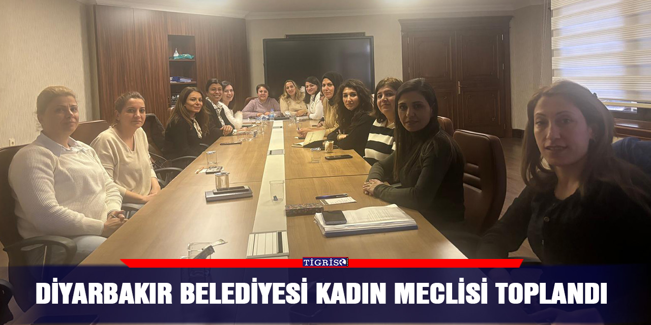 Diyarbakır belediyesi kadın meclisi toplandı