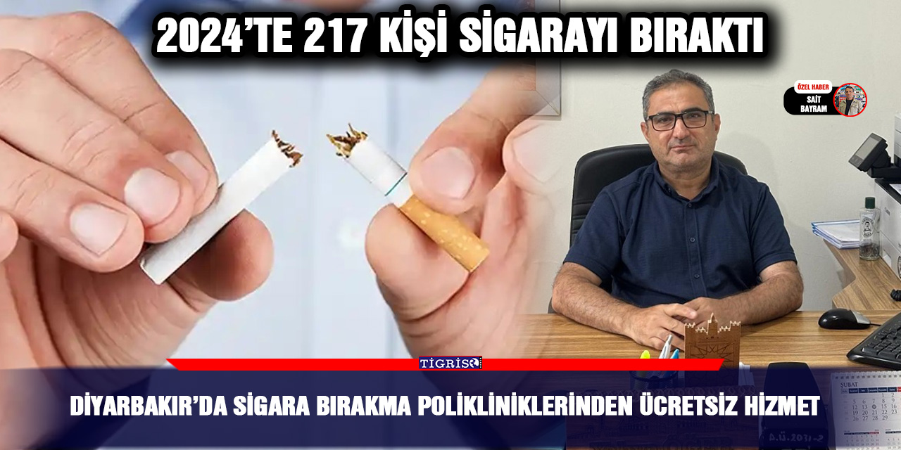 Diyarbakır’da sigara bırakma Polikliniklerinden ücretsiz hizmet