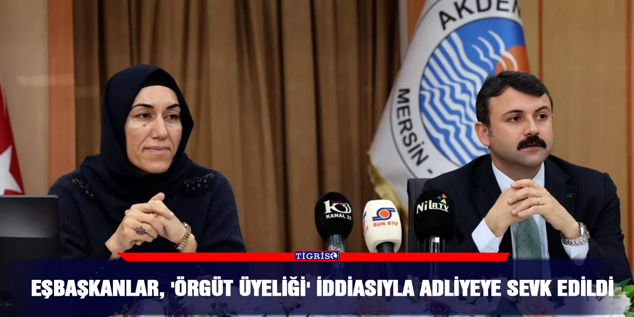 Eşbaşkanlar, 'Örgüt Üyeliği' iddiasıyla adliyeye sevk edildi