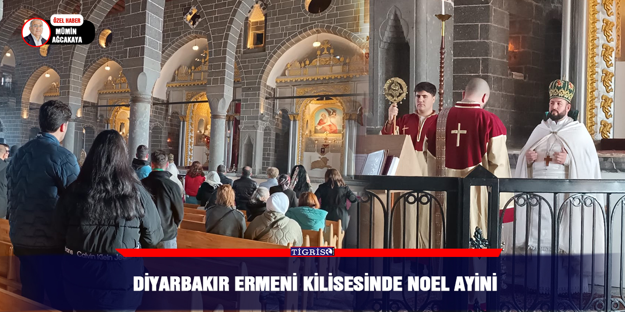 VİDEO - Diyarbakır Ermeni kilisesinde Noel ayini