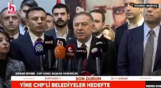 CHP'den Beşiktaş Belediyesi önünde açıklama