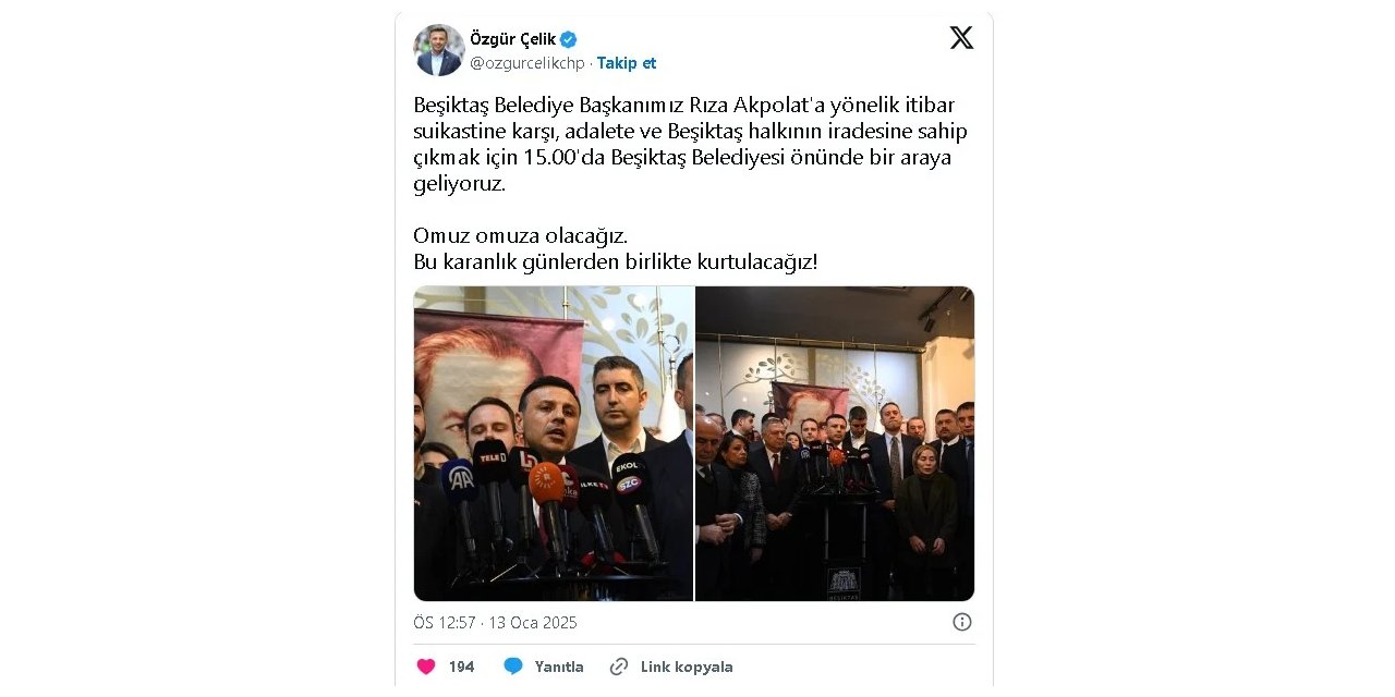 CHP eylem çağrısı yaptı