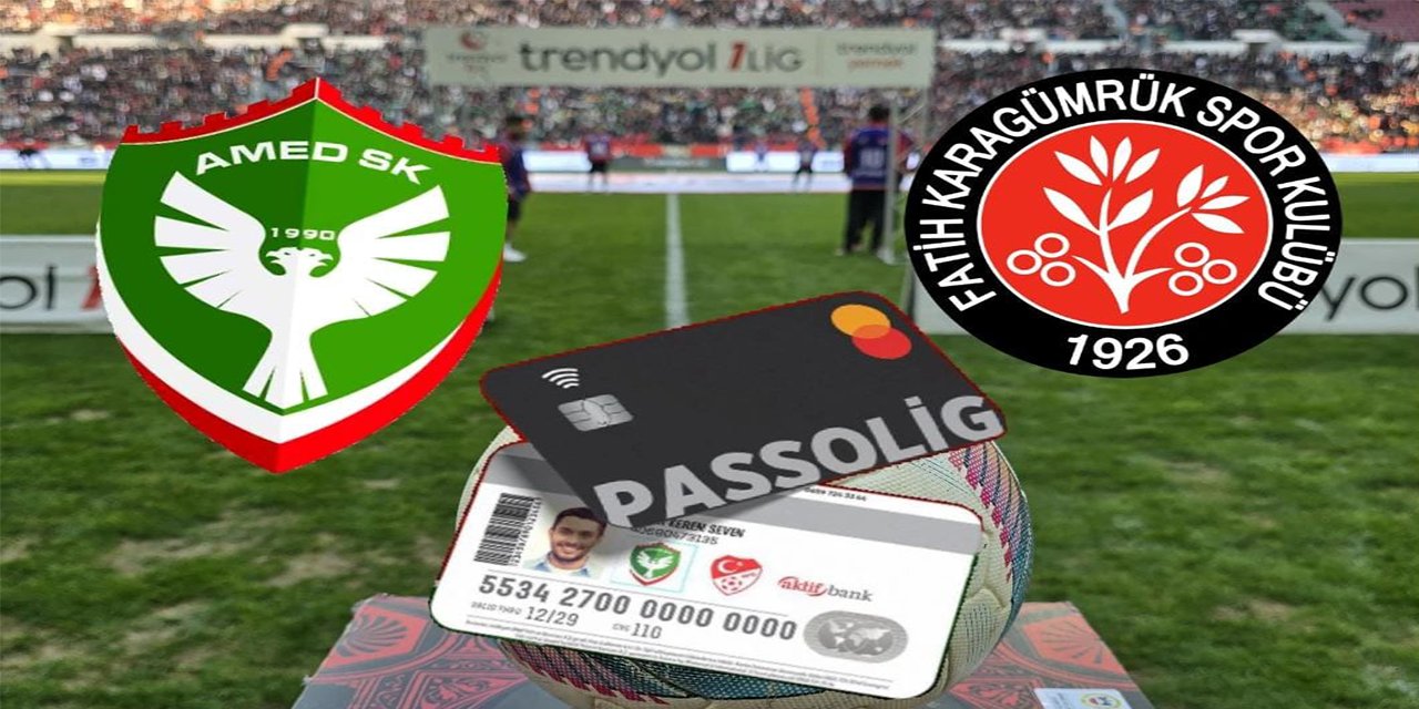 Amedspor-Karagümrük maçı: Bilet fiyatları belli oldu