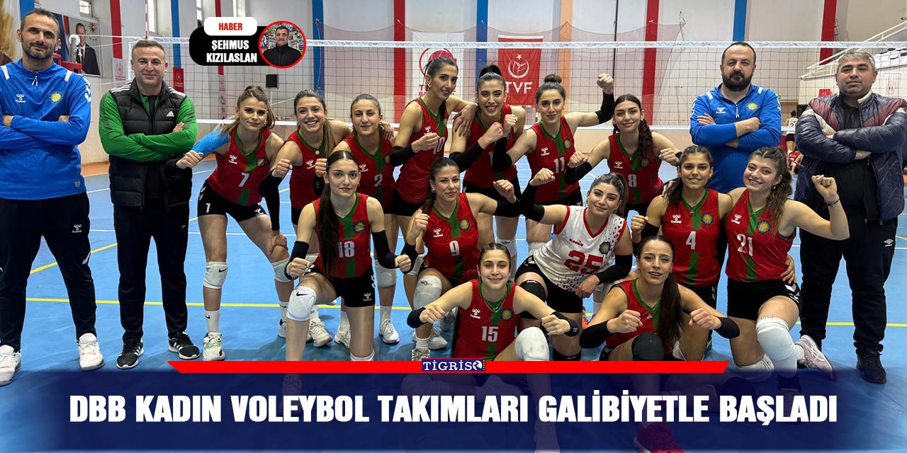 DBB kadın voleybol takımları galibiyetle başladı