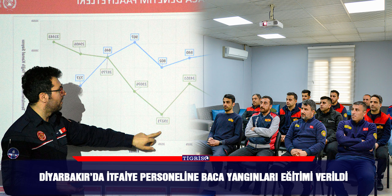 Diyarbakır’da itfaiye personeline baca yangınları eğitimi verildi