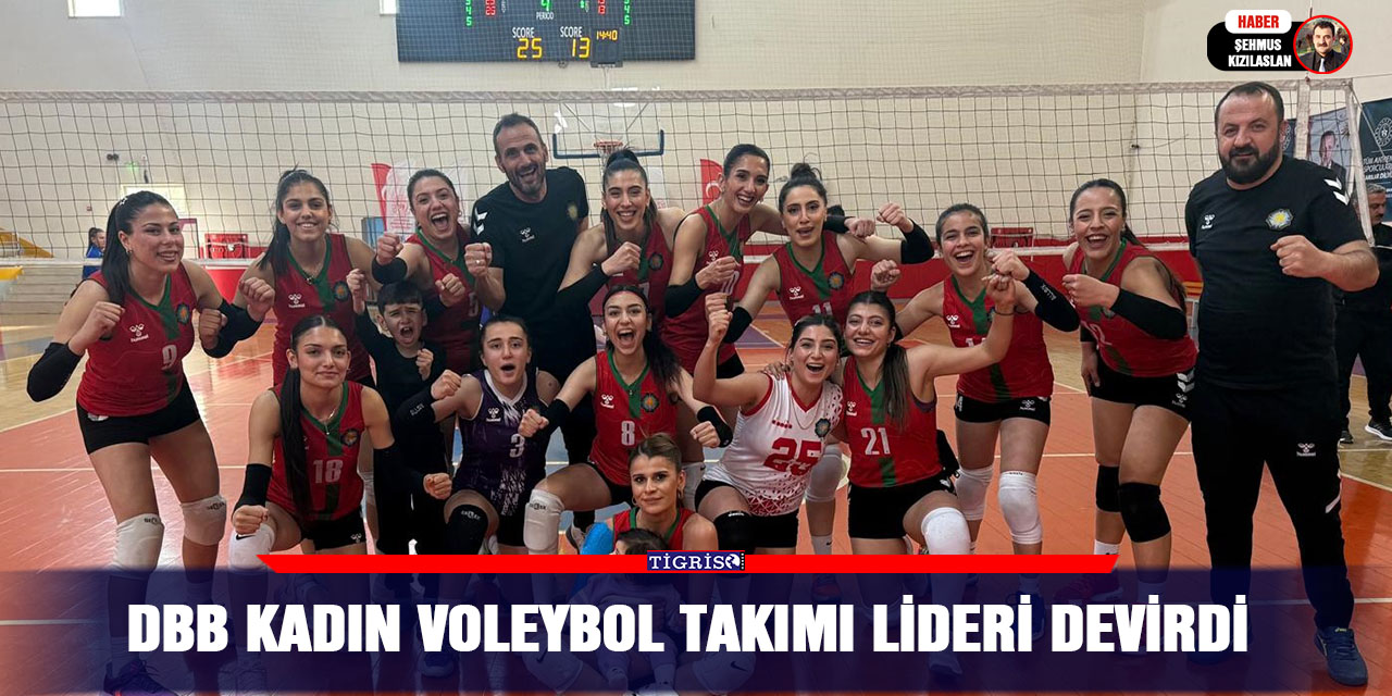 DBB Kadın voleybol takımı lideri devirdi