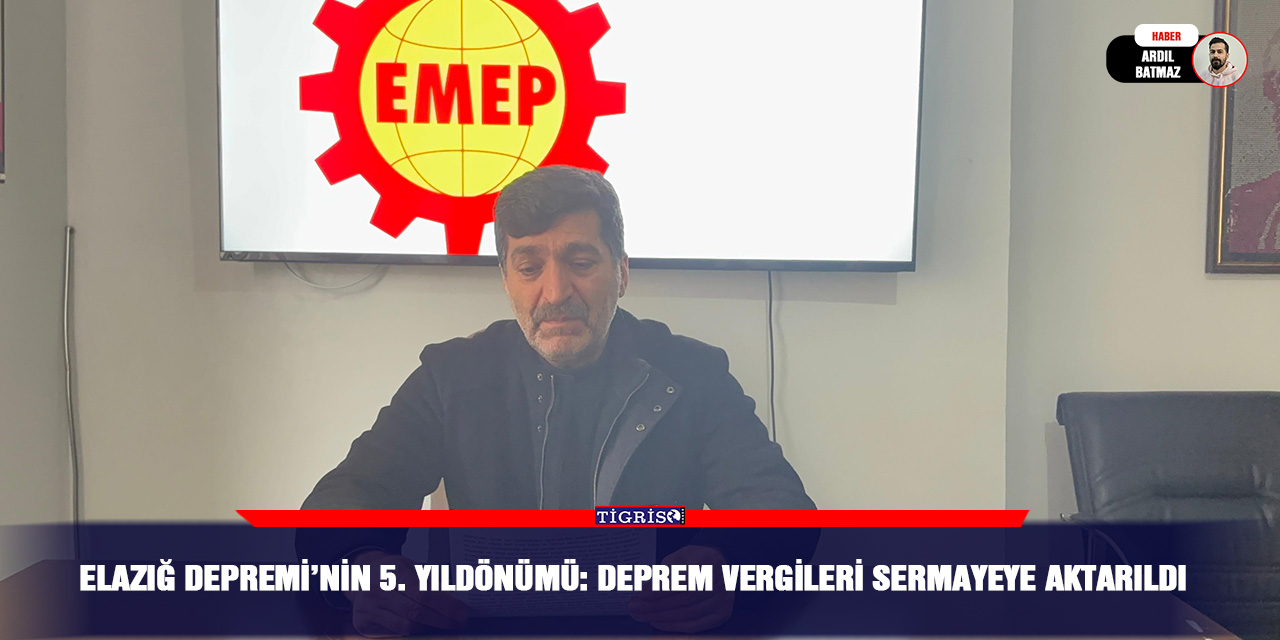 VİDEO - Elazığ Depremi’nin 5. yıldönümü: Deprem vergileri sermayeye aktarıldı